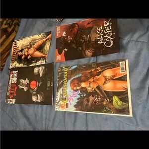 Comic Book Collection with Vibrant Covers